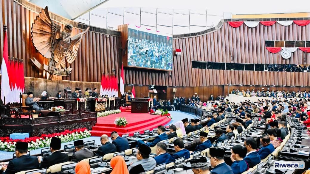 Presiden Prabowo Subianto menyampaikan pidato kenegaraan Sidang Tahunan MPR RI dan Sidang Bersama DPR RI dan DPD RI pada Jumat 14 Agustus 2026